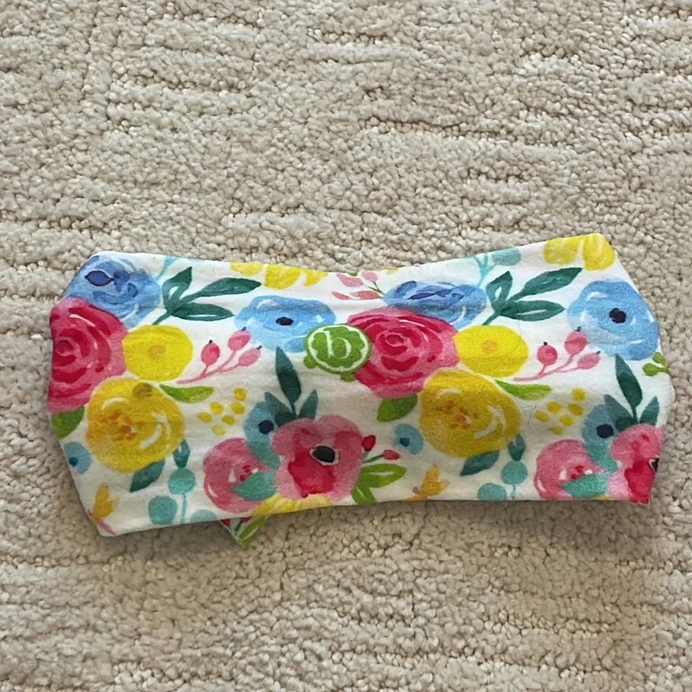 Baby bling floral Print headband
